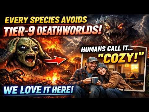 Every Species Avoids Tier-9 Deathworlds. Humans Live on One and Think It's Cozy |HFY| SCI FI