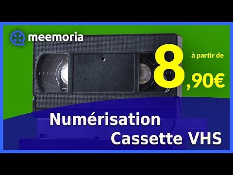 Numérisation Cassette VHS - Convertir VHS en Numérique - Rapidement Depuis Chez-Soi