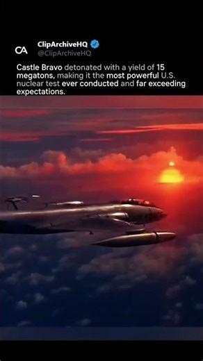 The Most Powerful U.S. Nuclear Test Ever ☢️