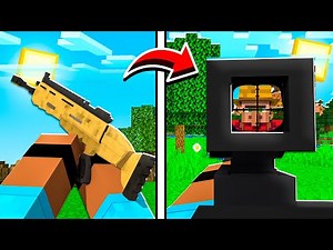 COMO CRIAR ARMAS REALISTAS NO MINECRAFT!