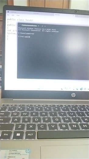 simple Java program 🔥💯💥 #techwithsam #subscribe #ytshorts #btech