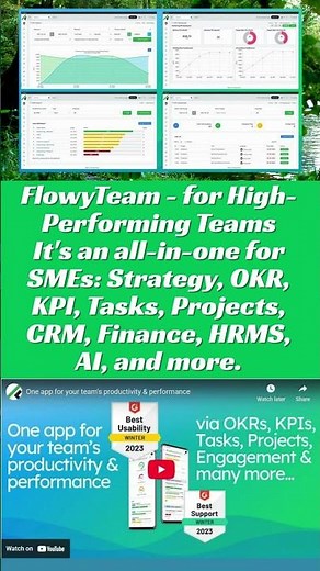 FlowyTeam Review: Manage OKRs. KPIs. Projects. And More