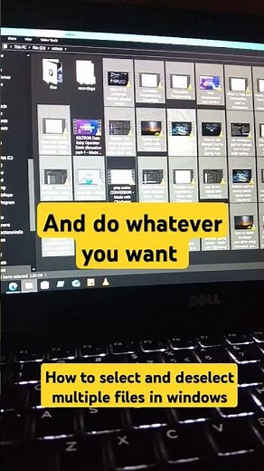 How to select and deselect multiple files in windows using ctrl: A quick guide #shortcutkeys #howto