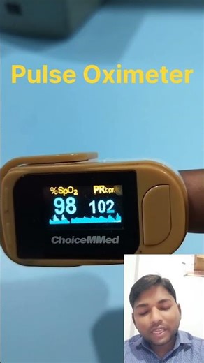 Pulse Oximeter Checked pulse or Spo2 level #patientcare #hospital #tranding #nursing #doctor
