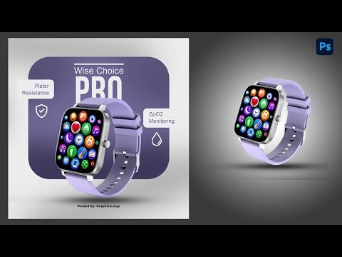 Learn How to Design a Smart Watch Poster in Photoshop