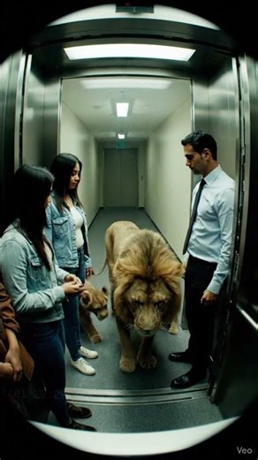 Accident Elevator Security Footage 🤯 #viral