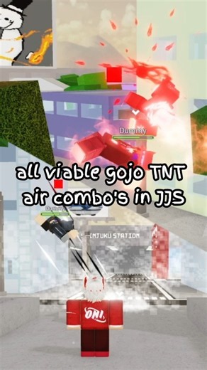 TNT combos for Gojo in JJS are CRAZY.. #jujutsushenanigans #roblox #shorts #jjs #robloxedit #jjk