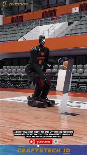 Basketball Training Robot in Action | Smart Shooting Practice Technology #tech #robot #technology