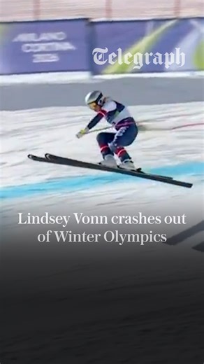🔴 Lindsey Vonn’s extraordinary attempt to regain the Olympic downhill title after five years in retirement and a ruptured ACL ended after just 13 agonising seconds. Read the full story here ⬇️ https://www.telegraph.co.uk/winter-olympics/2026/02/08/winter-olympics-lindsey-vonn-suffers-crash-womens-downhill/?WT.mc_id=tmgoff_fb_reel_vonn-suffers-crash-womens-downhill/ | The Telegraph