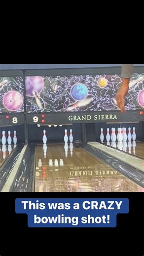 This was a CRAZY bowling shot! | Crazy bowling shots