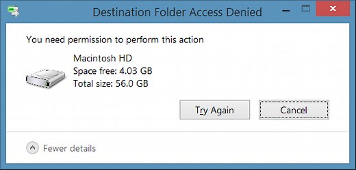 [Fixed] Destination Folder Access Denied You Need Permission to Perform This Action in Windows 10/8/7