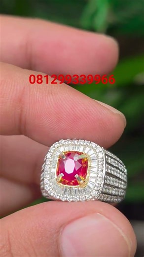 Natural HQ Red Ruby Heat A 1.11 crt GRI LAB #gemstone #ruby
