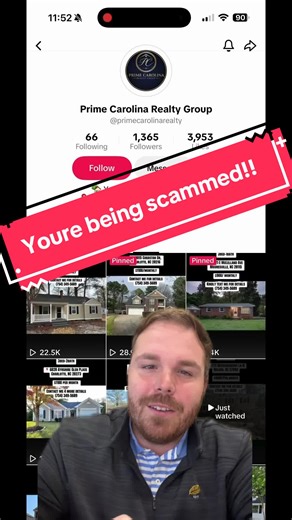 🚨PSA SCAM ALERT🚨 These are just two examples of scam Facebook and Tik Tok accounts stealing listings/rentals and trying to get money from you. Don’t fall for it! If you have any interest in a property call me or your local realtor first and confirm that it’s legit. Have a great rest of the week!
