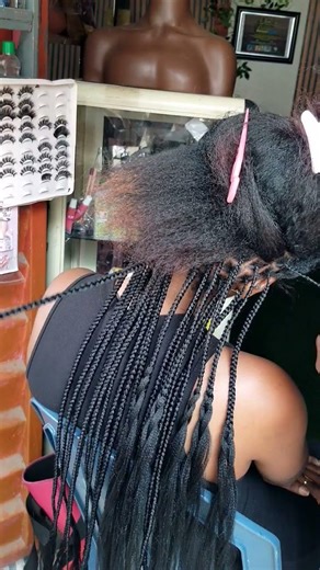 Let's make knotless box Braids for my client #youtuber