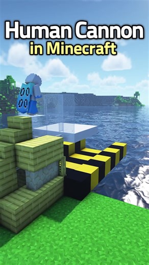 2.7M views · 10K reactions | Human Cannon in Minecraft  Addons Maker for Minecraft #mam #addonsmaker #mcpeaddons #minecraft #minecraftpe #minecraftbuild #minecraftbuilding | AddOns Maker | Facebook