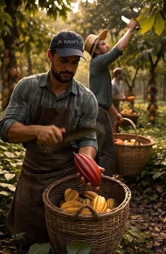 How Cocoa is Harvested – Inside a Busy Cocoa Farm!