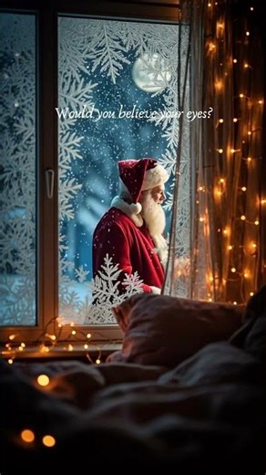 ➡️ Santa Seen Through the Window 👀 | Real Christmas Footage