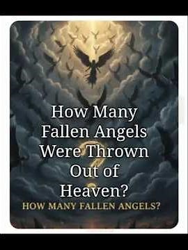 How many fallen angels were thrown out of Heaven? #Heaven #angels #christianity #earth #questions