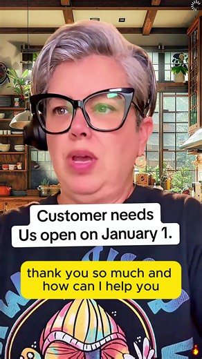 Phone Company Holiday Hours Inquiry