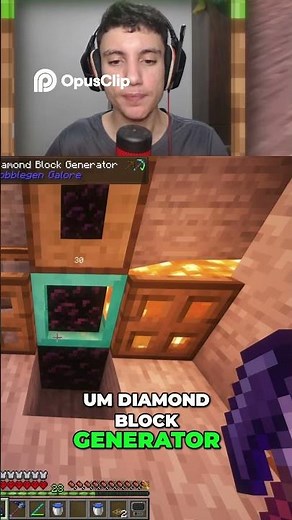 Farm de Obsidiana Fácil e Rápido com Diamond Block Generator no MINECRAFT ATM HARDCORE!