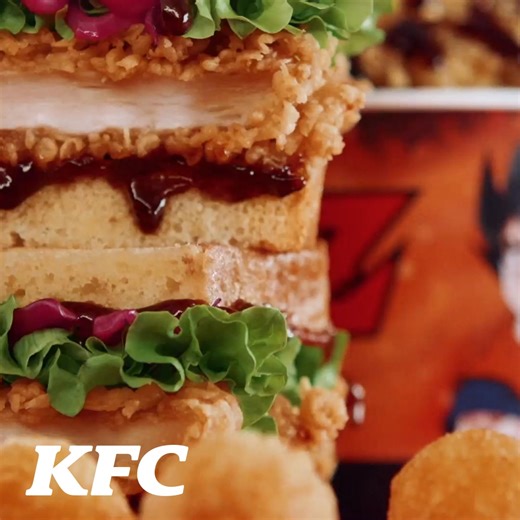 1.4K views | Téléporte-toi vite au KFC et goûte la fusion explosive Teriyaki/Crunch KFC du nouveau menu Dragon Ball Z !  | KFC Belgium | Facebook