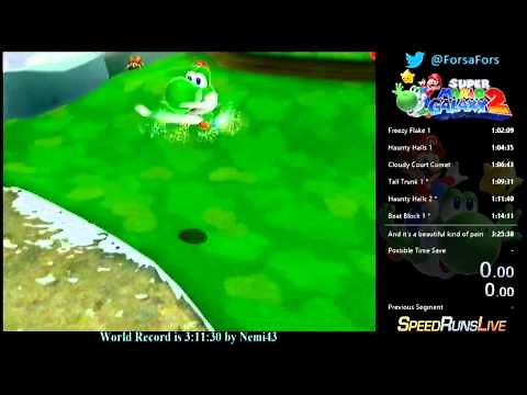 Super Mario Galaxy 2 Glitch - How to Infinite Flutter using Yoshi (Explanation)