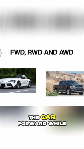 FWD, RWD, AWD Explained: How Cars Drive Differently #shorts