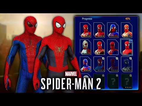 HOW TO UNLOCK THE AMAZING SPIDER-MAN SUITS in Spider-Man 2 PS5