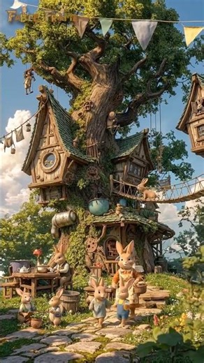 [Fable Frame]Welcome to our fairytale treehouse village for a holiday! #FableFrame #aishorts