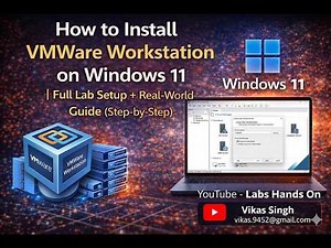 How to Install VMware Workstation 17 Pro on Windows 11 | Full Lab Setup + Step-by-Step