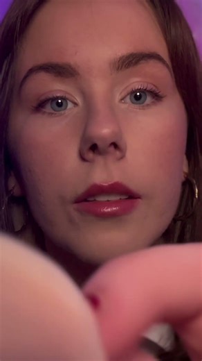 ASMR powdering your face #asmr