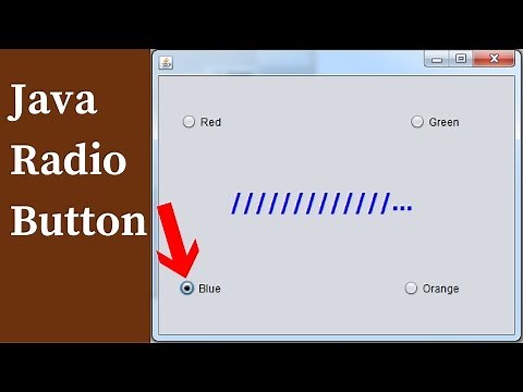 Java Using Radio Button In NetBeans