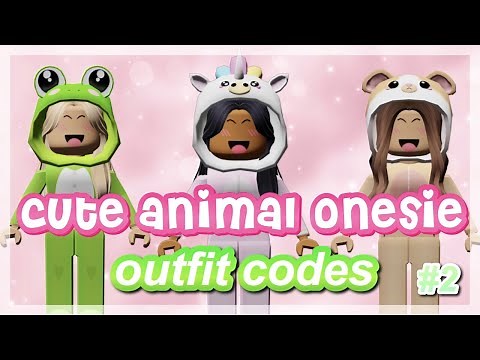 cute animal onesie outfit codes for bloxburg PART 2 || roblox ♡