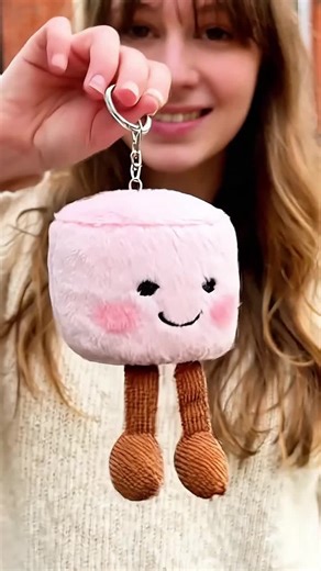 Sweeten your keys with a dash of cotton candy cuteness! 🍬✨ This plush charm adds instant joy to bags, backpacks, and keyrings. #CottonCandyCharm #BagCharm #BlackFriday #TikTokMadeMeBuyIt #InstantJoy