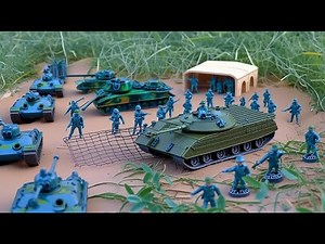 "Army Men War at the Border | Stop Motion Action!"