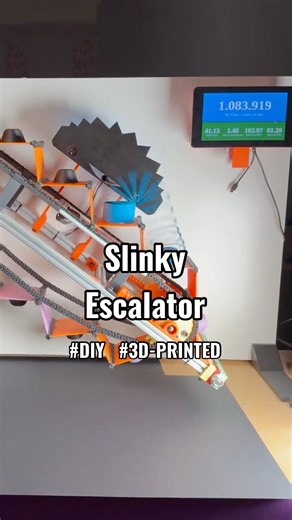 1 Million Steps Later... My First Slinky Escalator!
