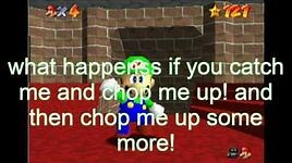 Super mario 64 bloopers luigi and the haunted castle