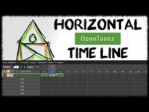 Opentoonz - Horizontal Time Line!