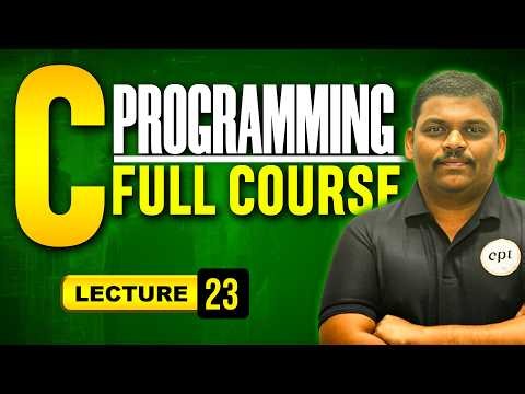 Complex Declarations in C 🔥 | Lecture 23 | Master Pointers & Syntax | GATE 2027/2823
