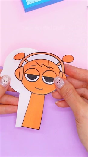 DIY Prunki Paper Squishy! 🧡 Super Cute & Easy Paper Craft