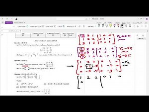 Solution of midterm exam Linear algebra0383math462