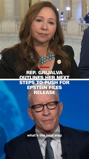 Newly sworn-in Rep. Adelita Grijalva (D-AZ) talks with CNN's Anderson Cooper about the next steps in the House Democrat's push to release the Epstein files. | Anderson Cooper 360