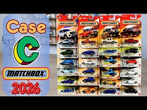 Unboxing Matchbox 2026 C Case Mix 3 With New Toyota & More