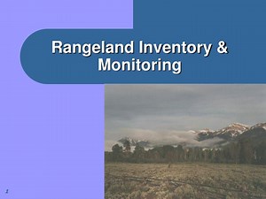 Rangeland Inventory & Monitoring - SlideServe