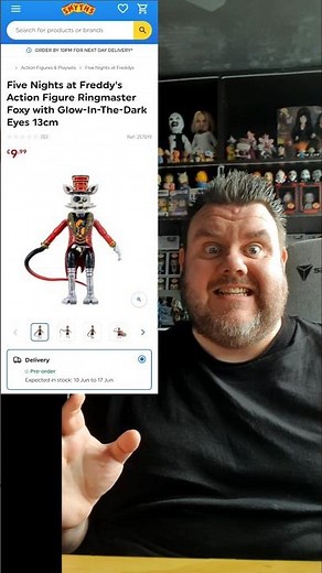 NEW FNAF Ringmaster Foxy Figure at Smyths Toys UK!