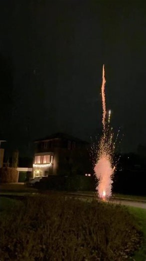 3’ white peony display Shell #fireworks #fireworkscake #pyro