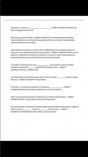 MLO SAFE NMLS SAFE TEST QUESTIONS AND ANSWERS