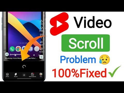 youtube shorts not scrolling problem || youtube shorts scroll not working || short video not play