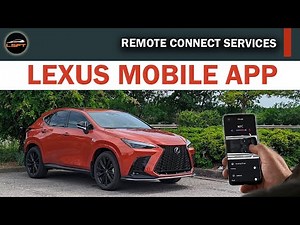 Lexus Mobile App - Remote Connect Services - Demo - applies to Toyota Multimedia