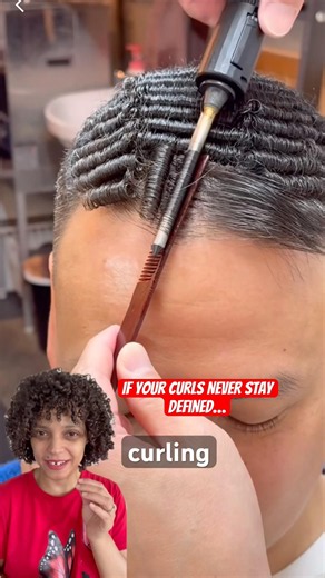 If Your Curls Never Stay Defined… | credit to “good_luck_barber_shintaro”